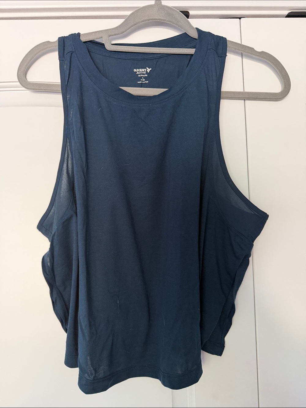 Old Navy Women's Dark Navy Muscle Tank Top